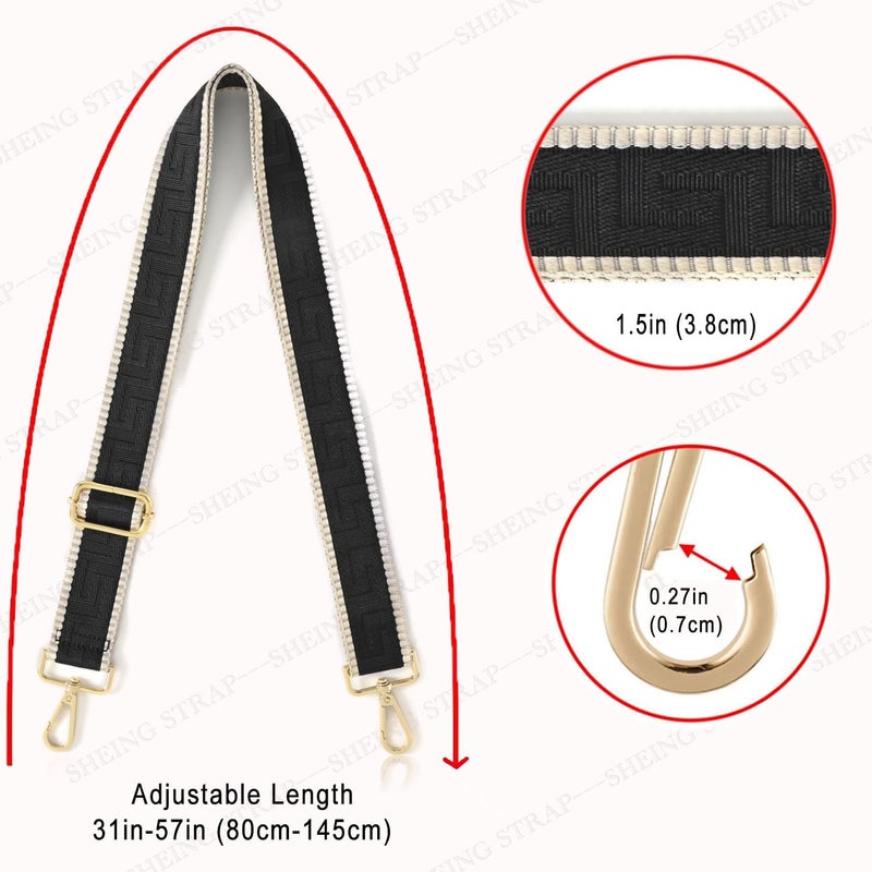 Shein Purse Strap Replacement Crossbody Handbag Shoulder Strap Adjustable - Image 4